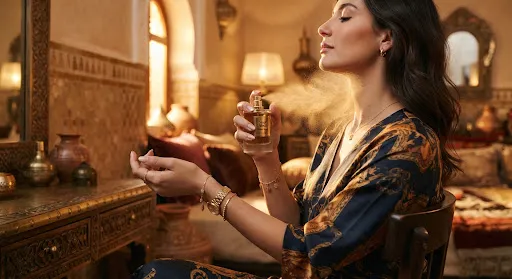 Rituel de parfumage
